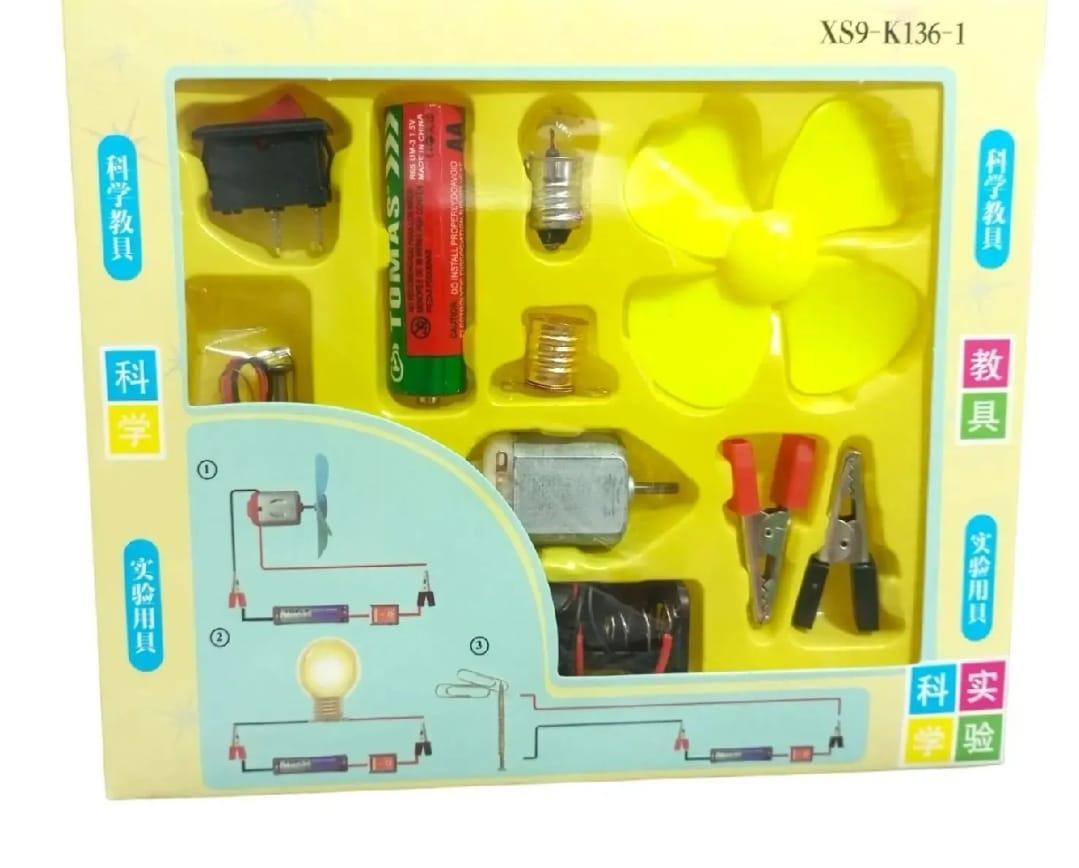 Bulb and Fan Electric Science Experiment Kit for Kids