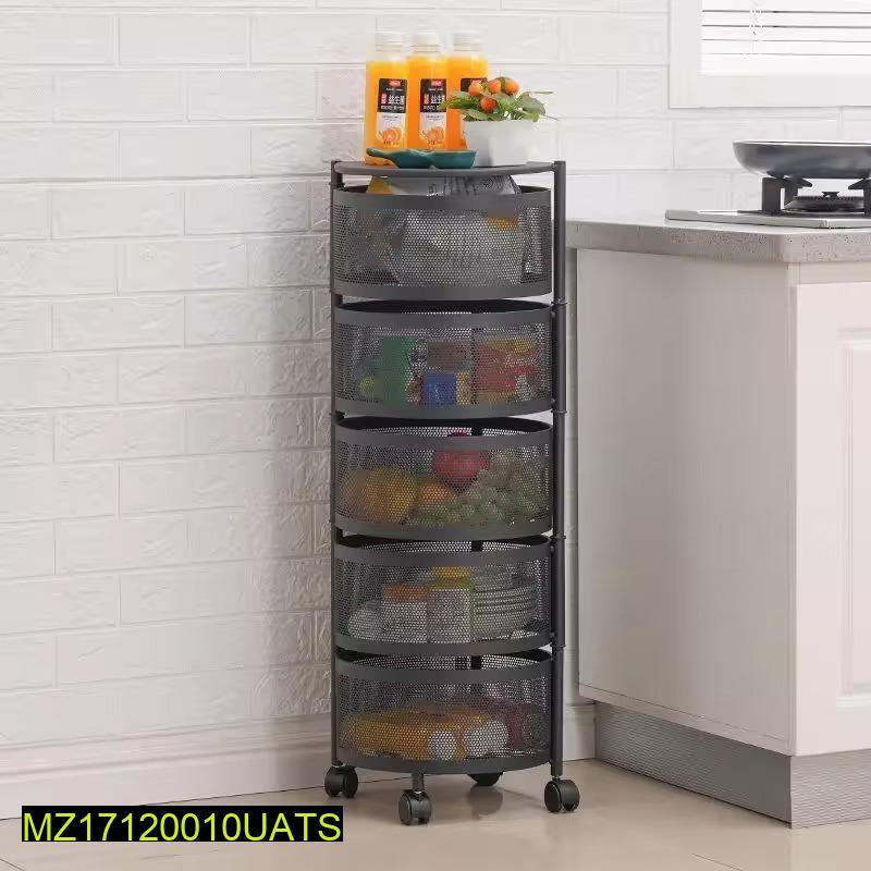 5 Layered Rotatable Fruit Basket