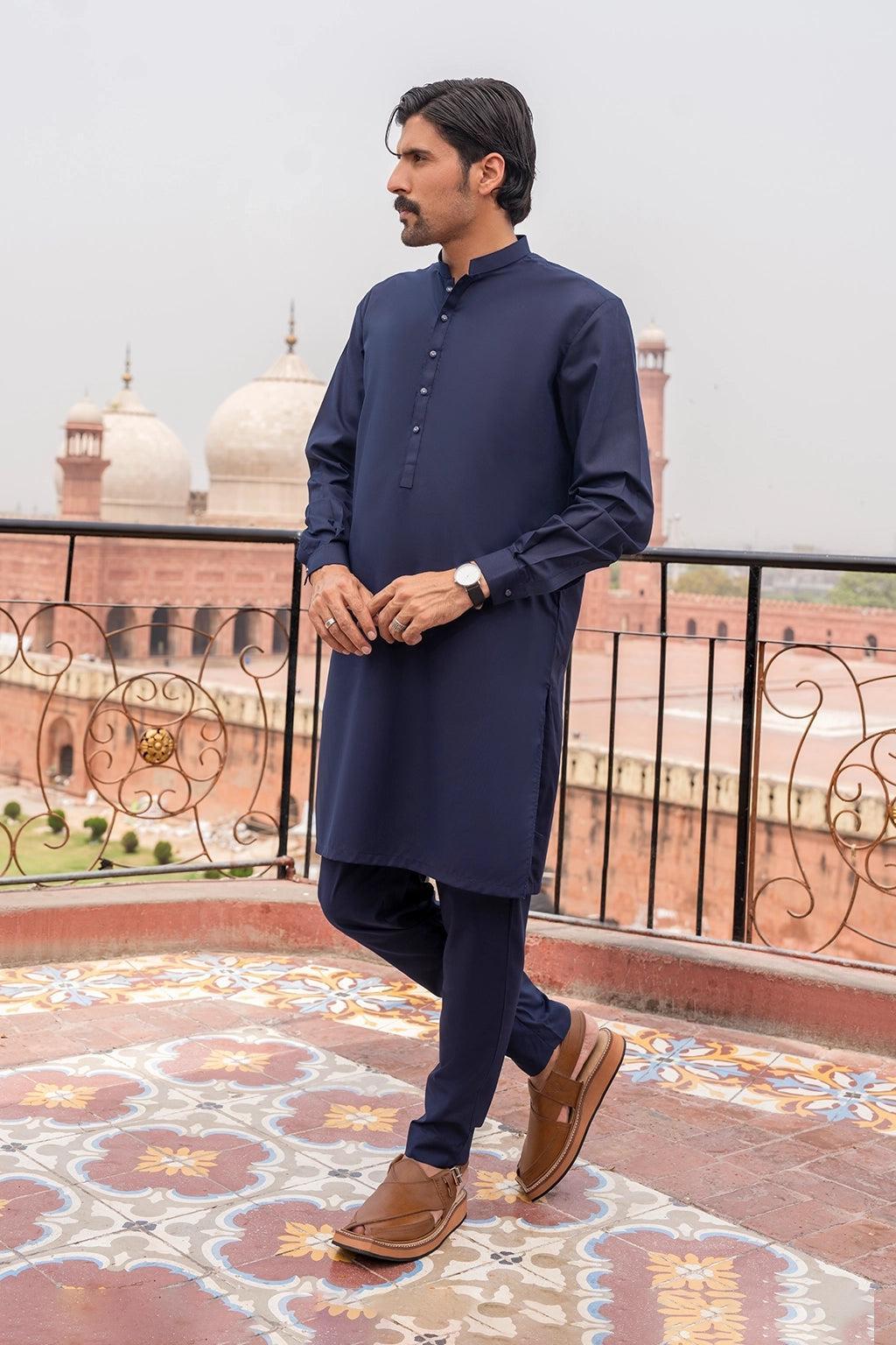 Deep Blue Kurta – A Smart and Traditional Outfit for a Refined Everyday and Festive Look
