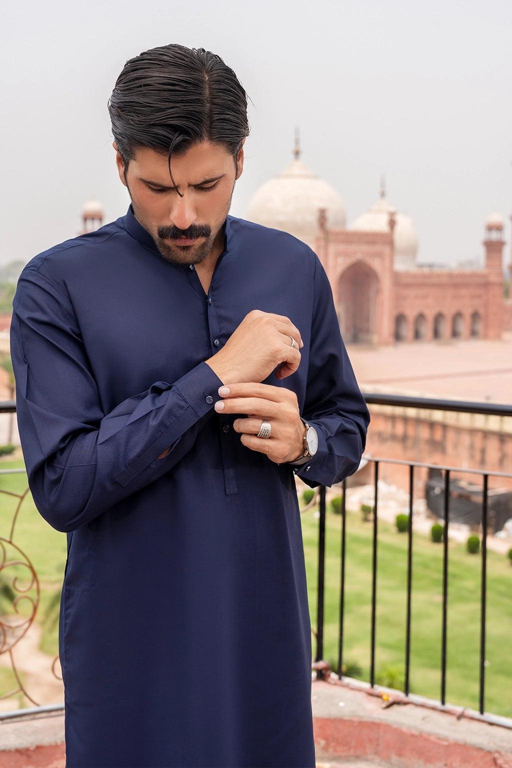 Deep Blue Kurta – A Smart and Traditional Outfit for a Refined Everyday and Festive Look