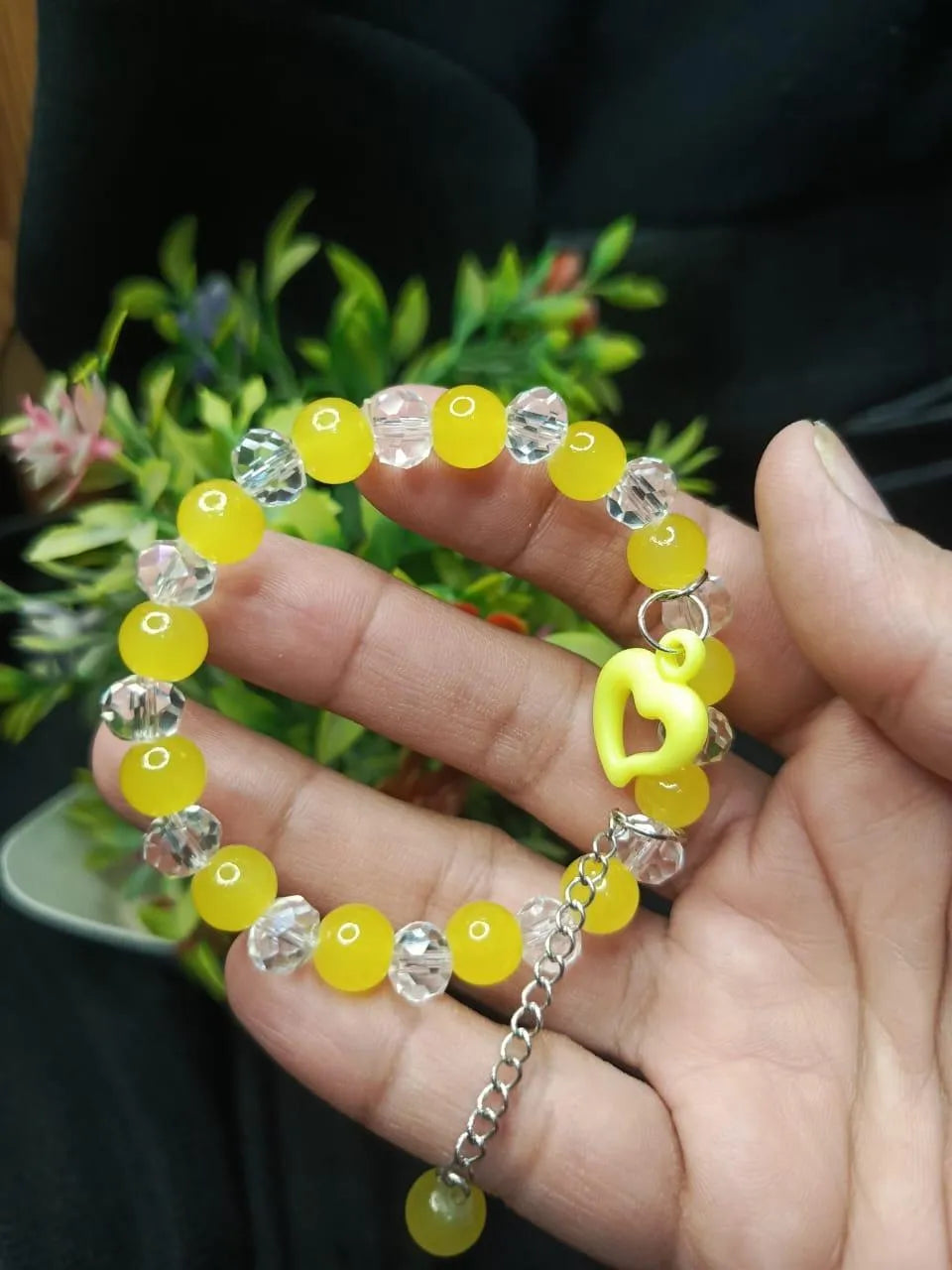 Beaded Charm Bracelets – Butterfly & Heart