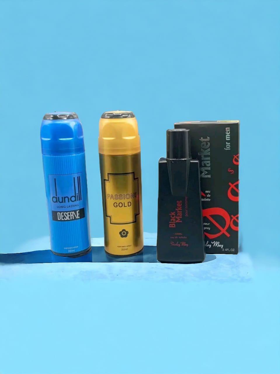 Perfume & Body Spray Bundle, Pack Of 3