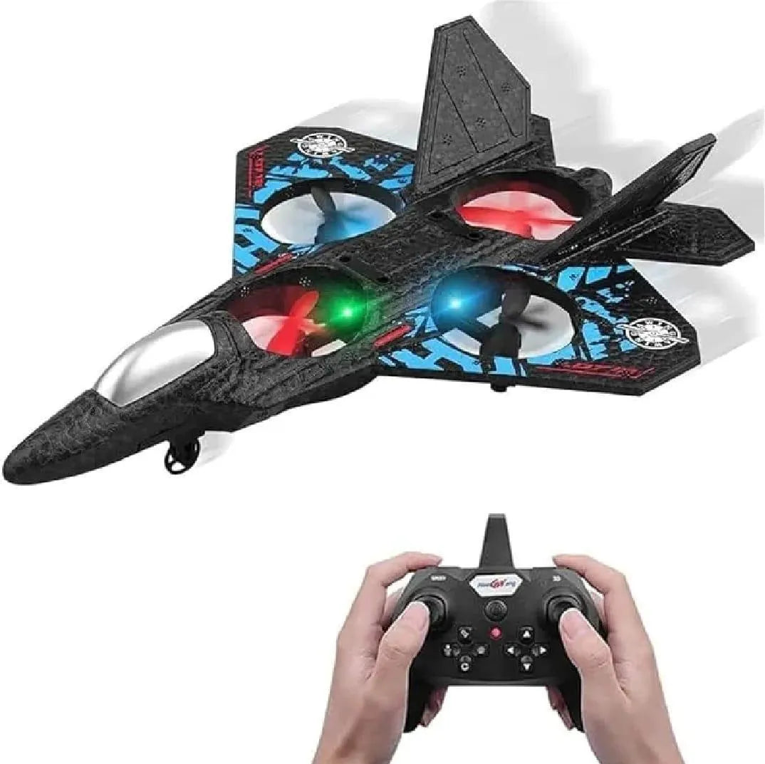 Premium RC Fighter Jet Plane – 2.4G Remote Control Foam Airplane Toy with Lights