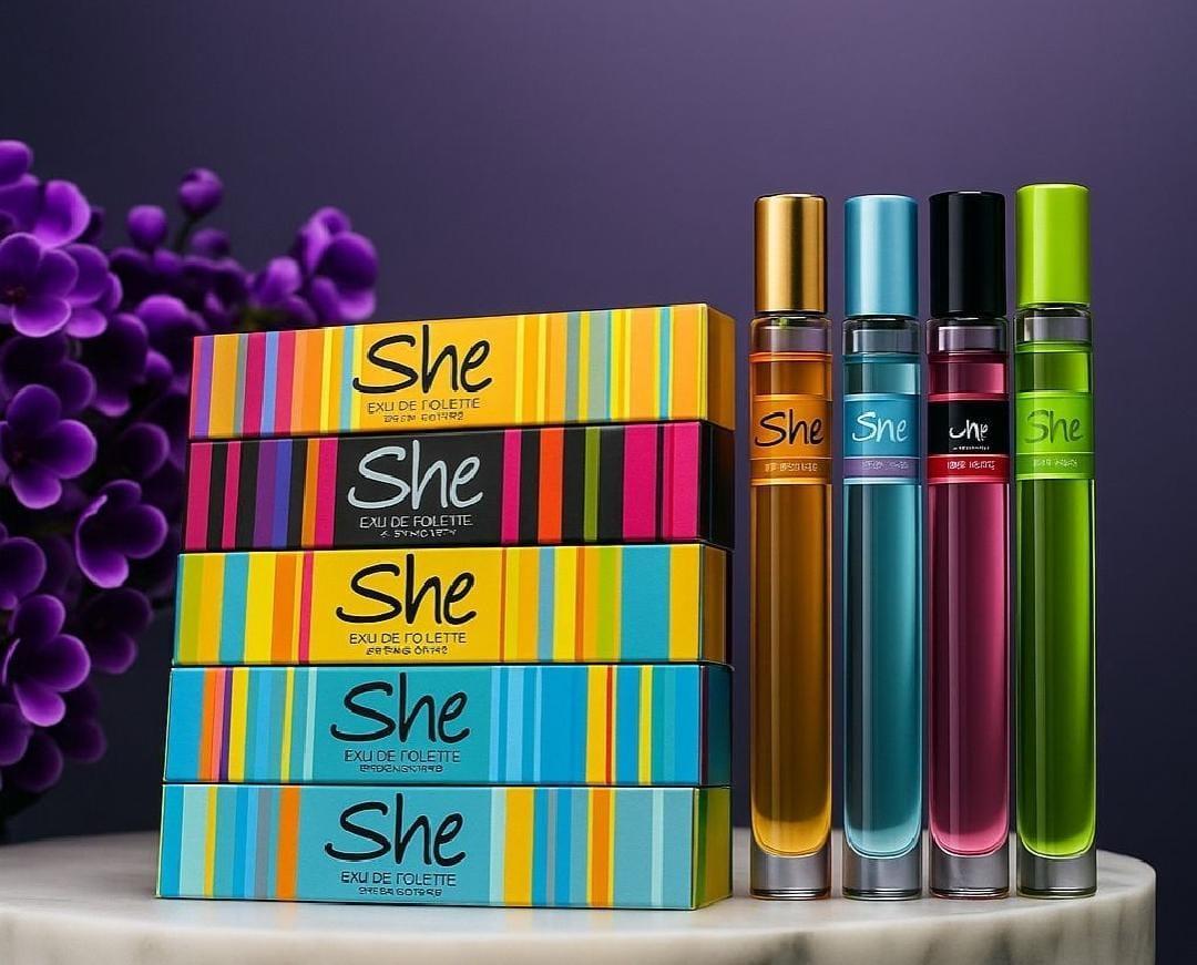 5 Pcs Refreshing Long Lasting Perfume - Unisex Liquid Fragrance