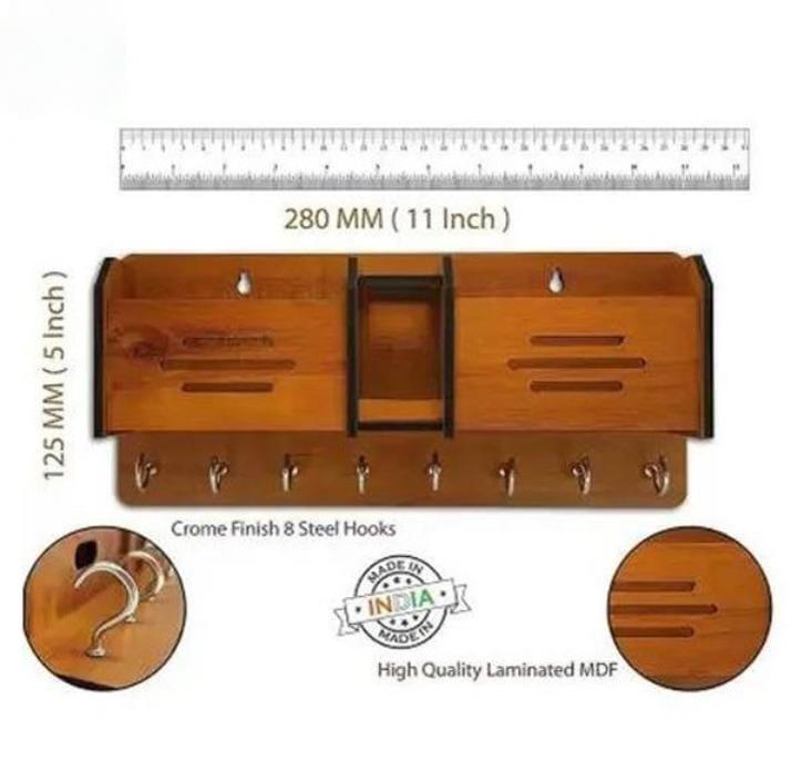 Abstract Art Key Holder - 1 Pc Stylish Storage Solution