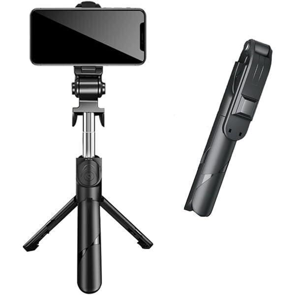 Selfie Stick with LED Light & Bluetooth Remote - Perfect for Self Portraits (1 Pcs)