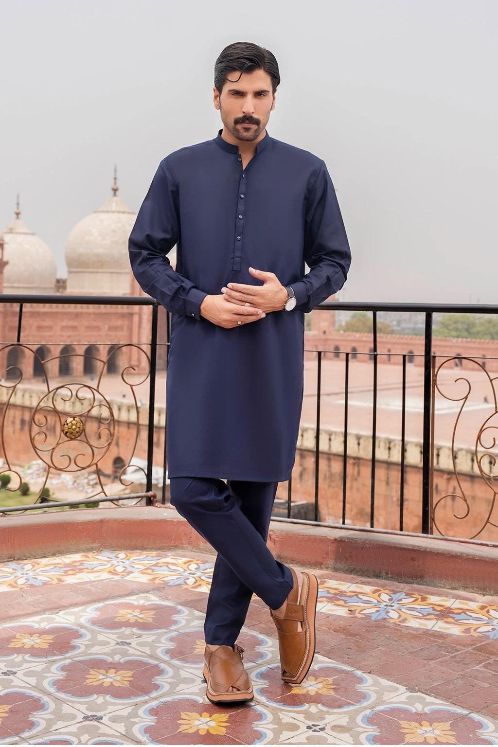 Deep Blue Kurta – A Smart and Traditional Outfit for a Refined Everyday and Festive Look