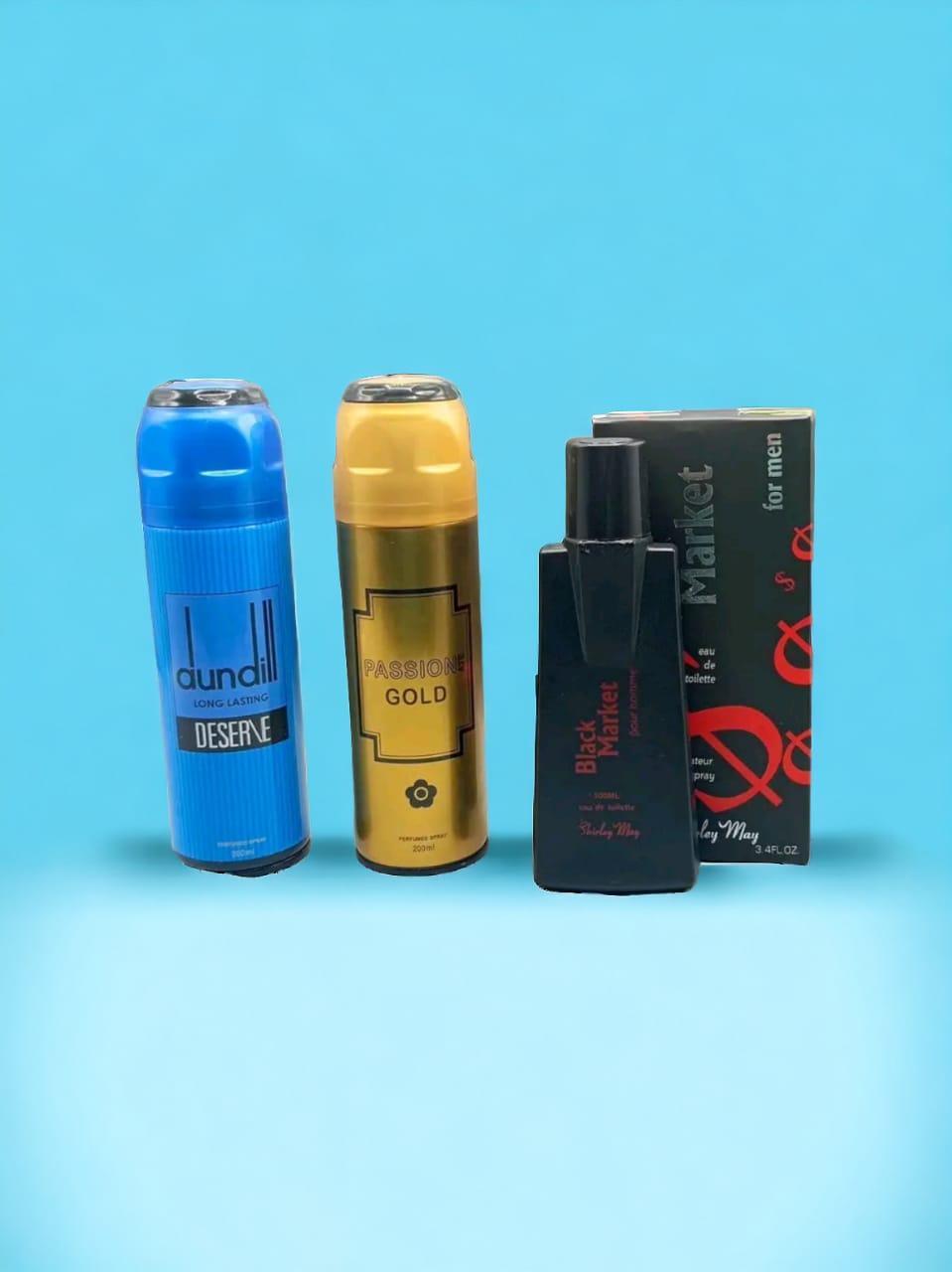 Perfume & Body Spray Bundle, Pack Of 3