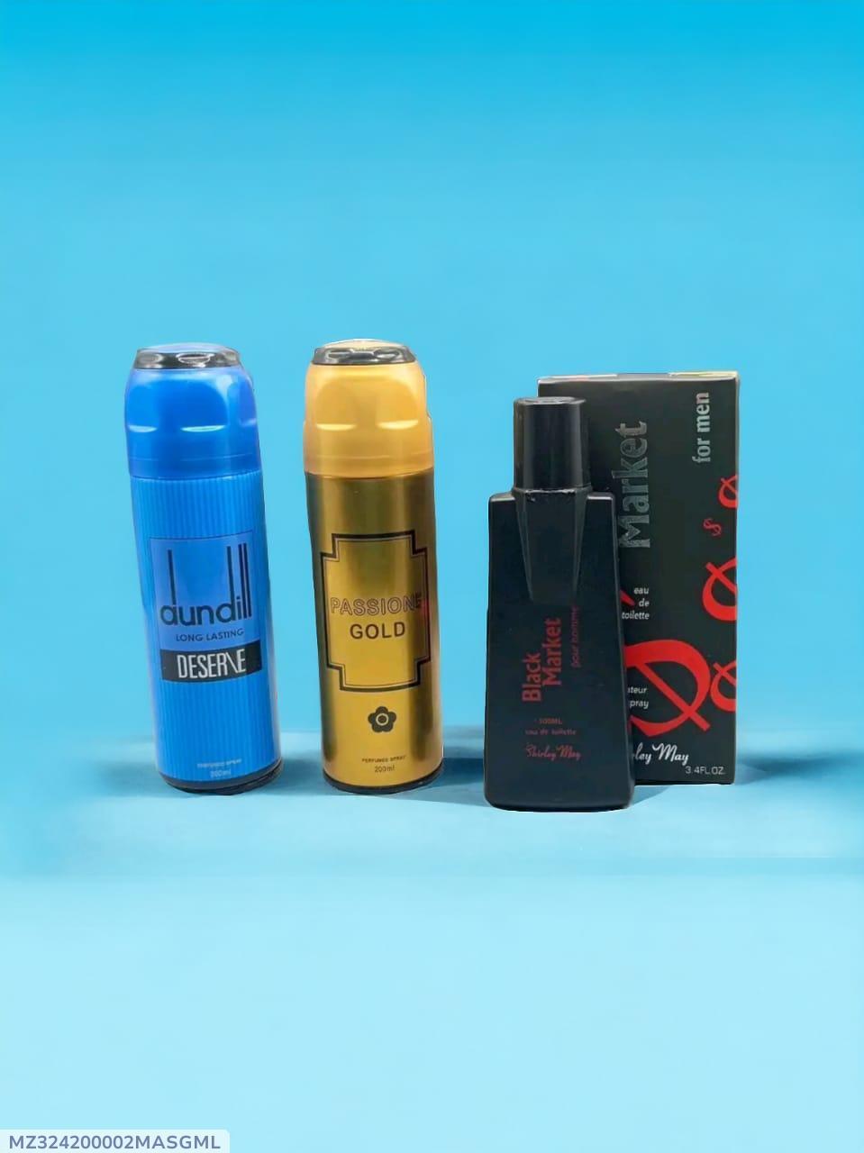 Perfume & Body Spray Bundle, Pack Of 3