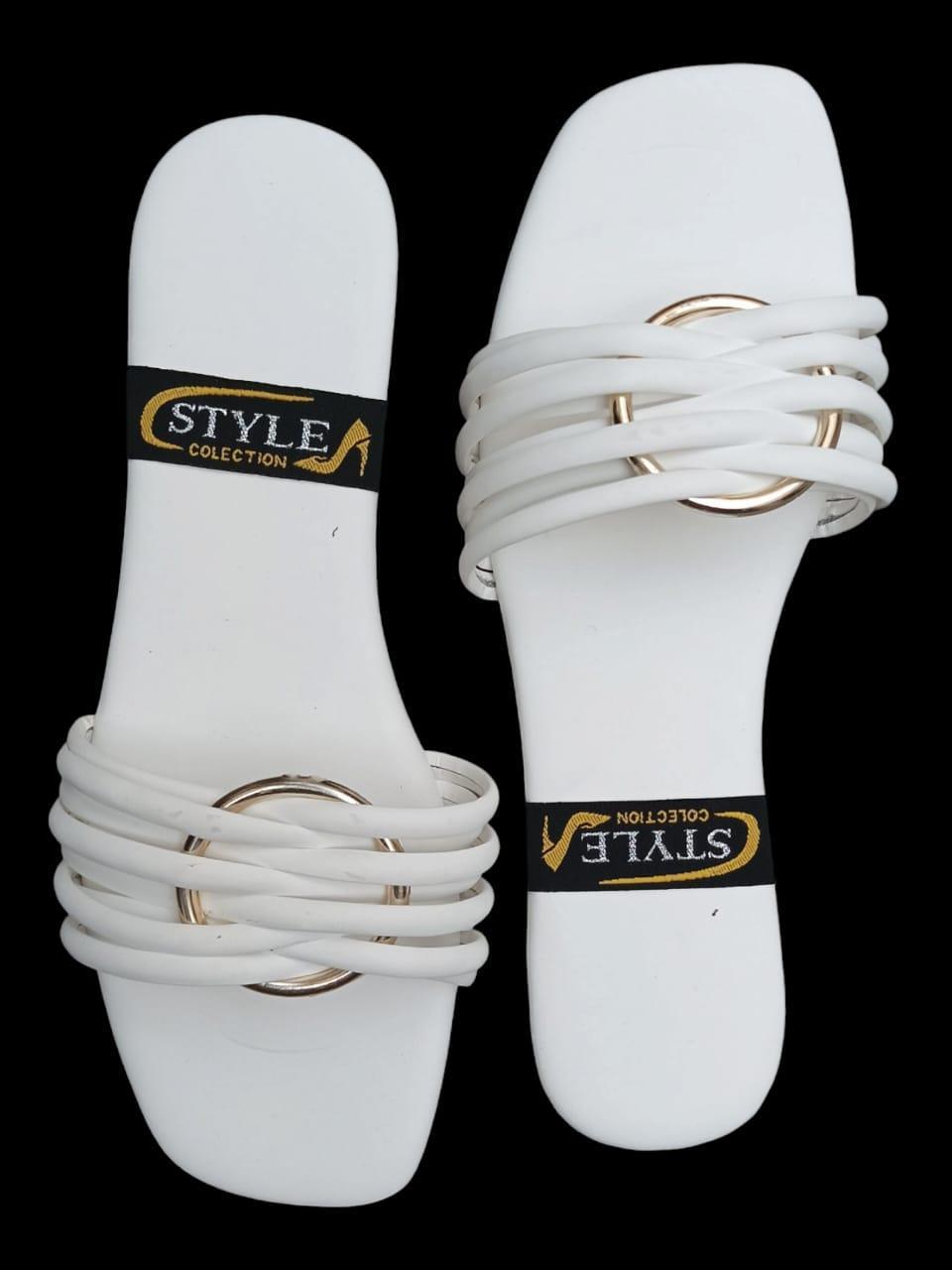 Stylish Women's Casual Flats - 1 Pair of PU Fabric and PVC