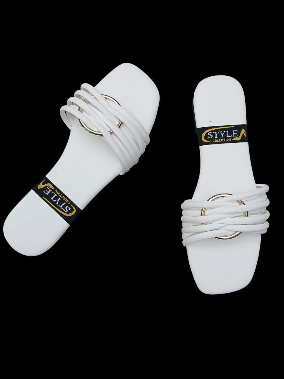 Stylish Women's Casual Flats - 1 Pair of PU Fabric and PVC